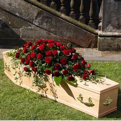 Rose Coffin Spray