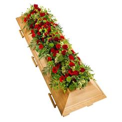 Red and Green Coffin Spray 