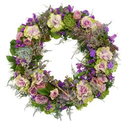 Natural Mauve Wreath