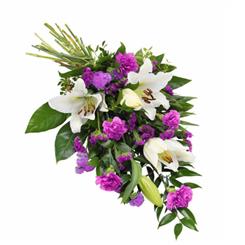 Lily and Carnation Tied Sheaf