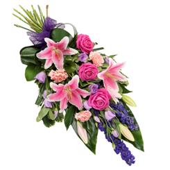 Rose and Lily Tied Sheaf