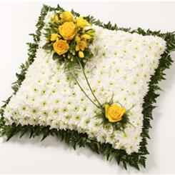 Based Cushion- Foliage Edged