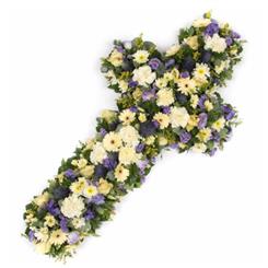 Loose Floral Cross 
