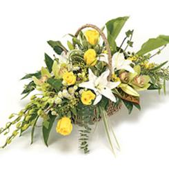Rose and Orchid Basket